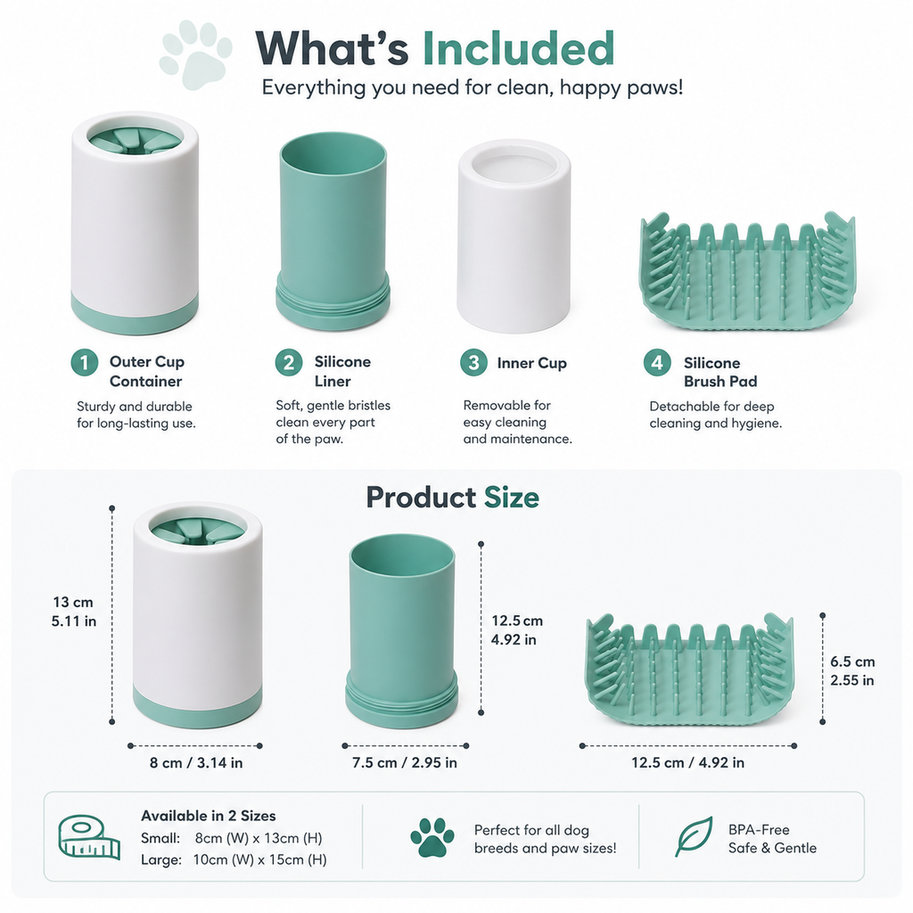 Clean Dirty Paws in Seconds